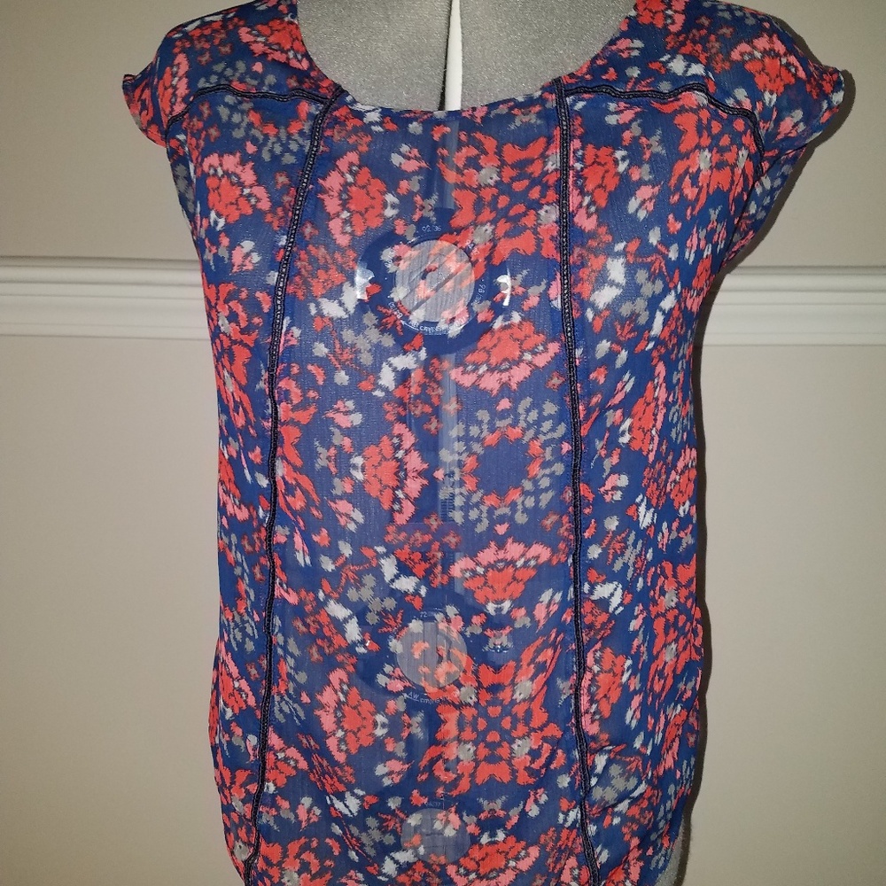 A.n.a navy blouse